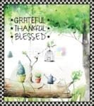 Grateful Thankful Blessed Dishwasher Sticker