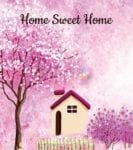 Spring Cottage - Home Sweet Home Dishwasher Sticker