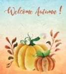Lovely Cozy Autumn #55 - Welcome Autumn Dishwasher Sticker