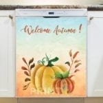 Lovely Cozy Autumn #55 - Welcome Autumn Dishwasher Sticker