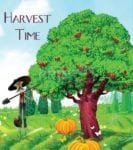 Lovely Cozy Autumn #53 - Harvest Time Dishwasher Sticker