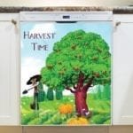 Lovely Cozy Autumn #53 - Harvest Time Dishwasher Sticker