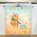 Lovely Cozy Autumn #50 - Hello Autumn Dishwasher Sticker