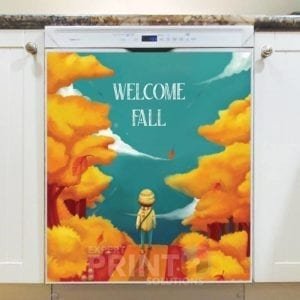 Lovely Cozy Autumn #38 - Welcome Fall Dishwasher Sticker