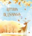 Lovely Cozy Autumn #25 - Autumn Blessings Dishwasher Sticker