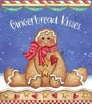 Christmas - Sweet Christmas Holiday #30 - Gingerbread Kisses Dishwasher Sticker