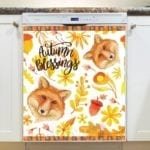 Lovely Cozy Autumn #18 - Autumn Blessings Dishwasher Sticker