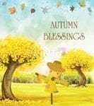 Lovely Cozy Autumn #16 - Autumn Blessings Dishwasher Sticker