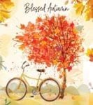 Lovely Cozy Autumn #8 - Blessed Autumn Dishwasher Sticker