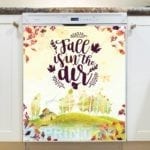 Lovely Cozy Autumn #2 - Fall is in the Air Dishwasher Sticker