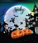959-scary-horror-halloween-design-13-spooky Scary Horror Halloween Design #13 - Spooky Dishwasher Sticker