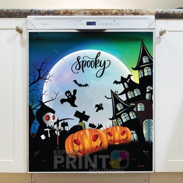 959-scary-horror-halloween-design-13-spooky-dishwasher-magnet Scary Horror Halloween Design #13 - Spooky Dishwasher Sticker