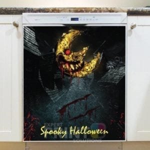 Scary Horror Halloween Design #4 - Spooky Halloween Dishwasher Sticker