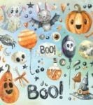 Cute Halloween Design #27 - Boo Dishwasher Sticker