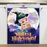 Cute Halloween Design #25 - Happy Halloween Dishwasher Sticker
