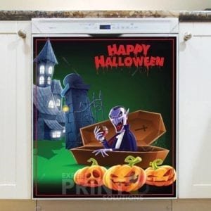 Cute Halloween Design #2 - Happy Halloween Dishwasher Sticker