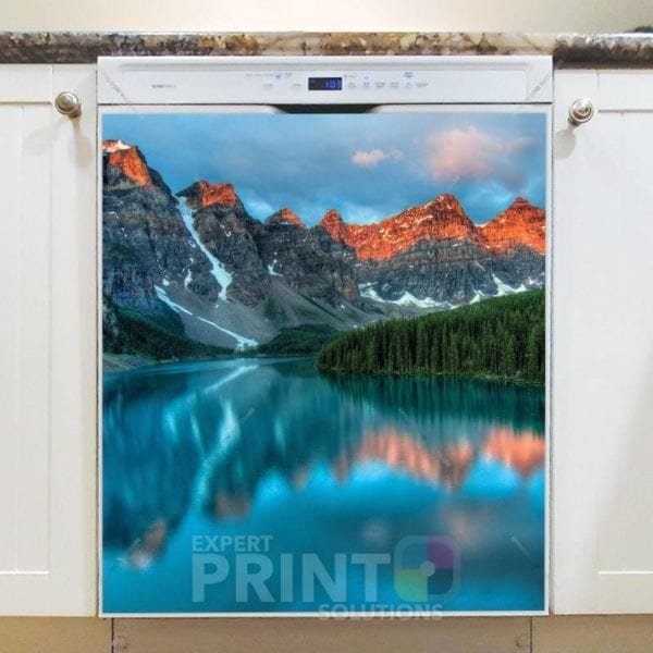 Beautiful Turquoise Lake Dishwasher Magnet