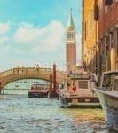 Retro Venice Poster Design Garden Flag