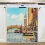 Retro Venice Poster Design Dishwasher Magnet