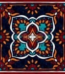 Bohemian Talavera Indian Pattern #2 Garden Flag