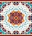 Bohemian Talavera Indian Pattern #3 Garden Flag