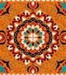 Bohemian Talavera Indian Pattern #4 Garden Flag