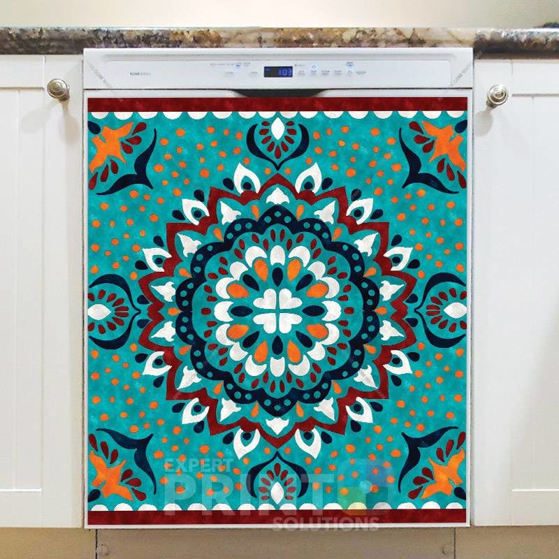 Bohemian Talavera Indian Pattern #8 Dishwasher Magnet