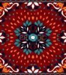 Bohemian Talavera Indian Pattern #12 Garden Flag