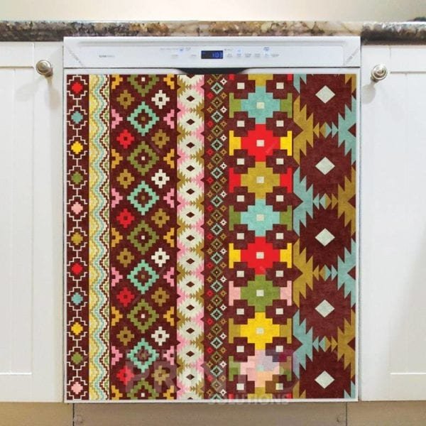 Bohemian Ethnic Aztec Design Dishwasher Magnet