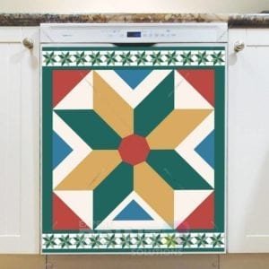 Beautiful Farmhouse Quilt Patchwork Design #2 Dishwasher Magnet