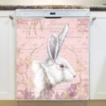 Vintage Easter Bunny #2 Dishwasher Magnet