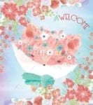 Cute Flower Fox Garden Flag