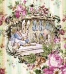 Vintage Peter Rabbit and Friends #6 Garden Flag