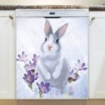 The First Bunny of the Spring Dishwasher Magnet