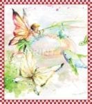 Butterfly Fairy Garden Flag