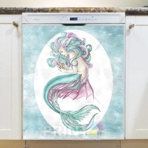 Colorful Mermaid Dishwasher Magnet