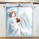 Mom and Baby Angels Dishwasher Magnet
