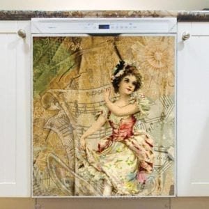 Victorian Garden Fairy Dishwasher Magnet