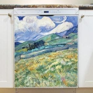 Landscape from Saint-Rémy by Vincent van Gogh Dishwasher Magnet