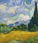 3404-wheat-field-with-cypresses-by-vincent-van-gogh Wheat Field with Cypresses by Vincent van Gogh Garden Flag