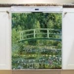 Water Lilies and Japanese Bridge by Claude Monet Dishwasher Magnet