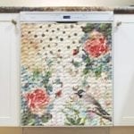 3458-victorian-flowers-and-a-bird-2-dishwasher-magnet Victorian Flowers and a Bird #2 Dishwasher Magnet