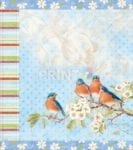 Victorian Vintage Spring Birds #1 Garden Flag