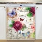 3587-shabby-chic-garden-butterflies-4-dishwasher-magnet Shabby Chic Garden Butterflies #4 Dishwasher Magnet