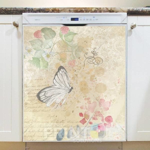Victorian Butterfly Garden #2 Dishwasher Magnet