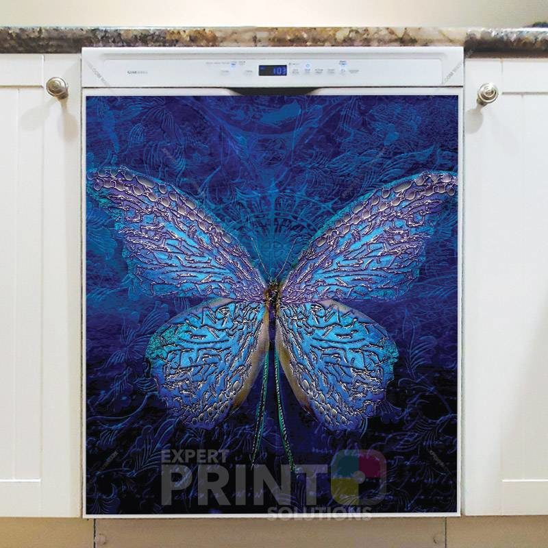 Beautiful Glowing Butterfly #2 Dishwasher Magnet