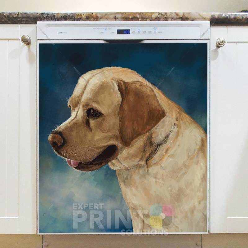 Beautiful Golden Labrador Dishwasher Magnet