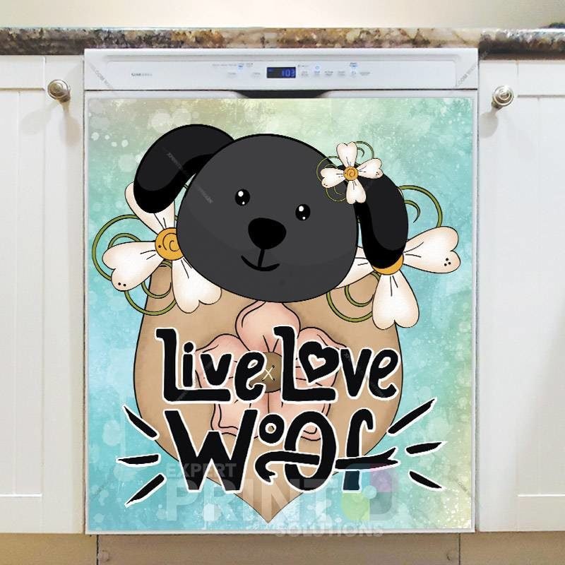 Cute Pocket Puppy Dishwasher Magnet