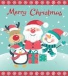 Happy Christmas Group #2 Garden Flag