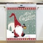 Christmas Gnome in Red #2 Dishwasher Magnet
